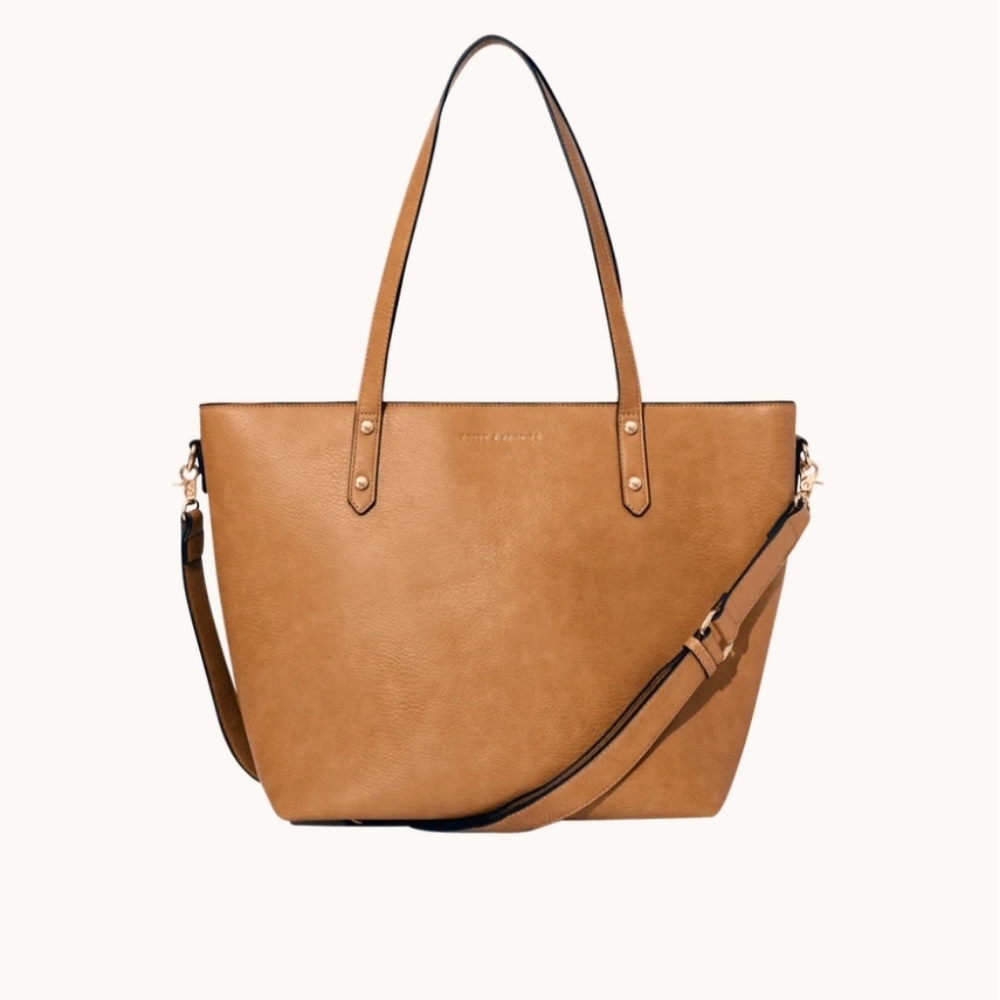 Elegant Tan Tote Bag
